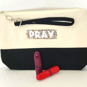 Pray Canvas Clutch